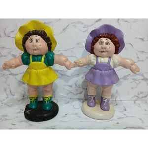 Cabbage Patch Doll Lot Of 2--9" Vtg